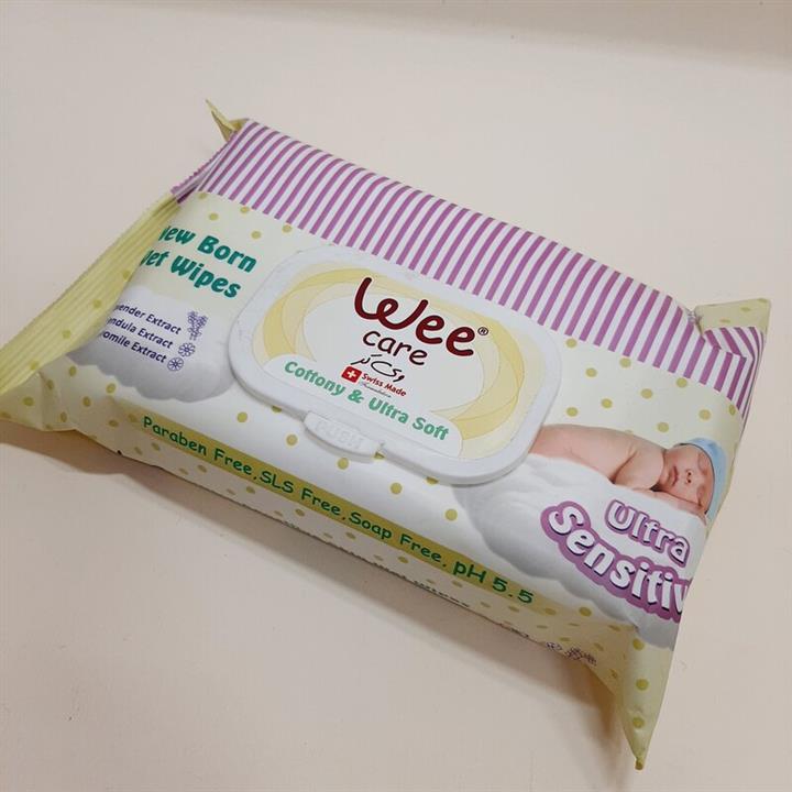 دستمال مرطوب کودک Wee care- ضدحساسیت- 63 برگی